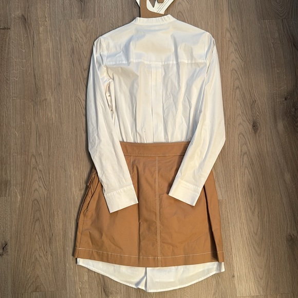 Veronica Beard Jennings Mixed-Media Dress - Picture 5 of 5